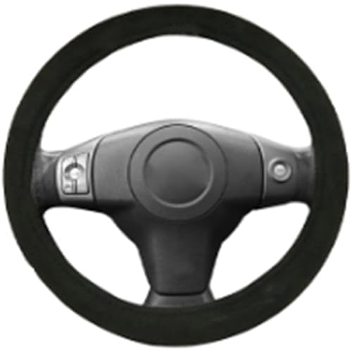 Heated Steering Wheel Cover Wireless, 15 Inch Cordless Rechargeable Car Heated Steering Wheel Cover, Hand Warmer Suede 5 Seconds Fast Heating