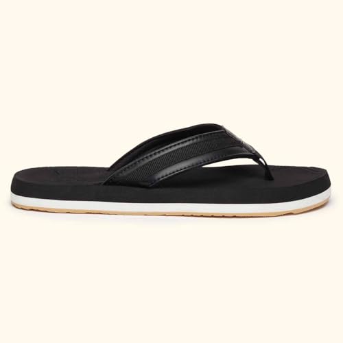 Image of YOHO Women Black soft slippers | Comfortable and Stylish flip flop | Chappal for Woman in exciting colors | Daily Use | Lightweight | Anti Skid Monsoon Chappal | Bubbles