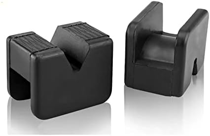 2 Jack Pad Adapter Rubber Jack Pads for Jack Stands Jack Pads Pinch Weld Slotted Frame for Jack Stand General-Purpose Rubber