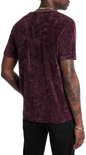 John Varvatos Men's Caminha Tee, Dark Plum4