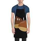 [NIHTFTTZX] 秋の味覚 クリ エプロン ２つのポケット 防水軽量汚れにくい シワになりにくい家庭用 男女兼用 人気