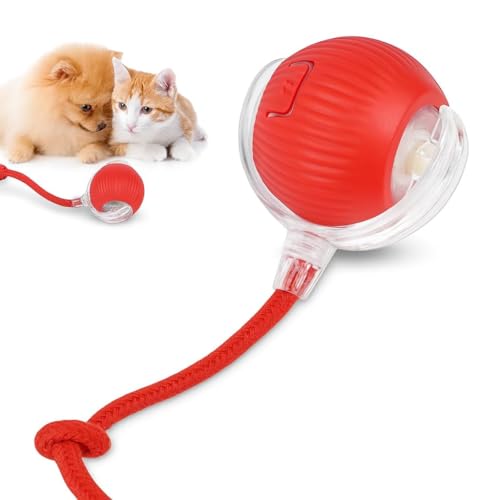 Bola Interativa Pet Inteligente Gato Cão Automática Recarregável Tipo C Brinquedo Gatos Rolamento Inteligente Brinquedos Pets Anti Mordida Brincar Cães Objeto Gato Durável Brinquedo Pet Cores Sortidas