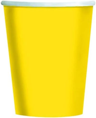 Yellow 9oz Paper Cups