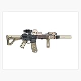 LAD Studio Mk-18 MOD 1 Sticker Bumper Sticker Vinyl Decal 5''