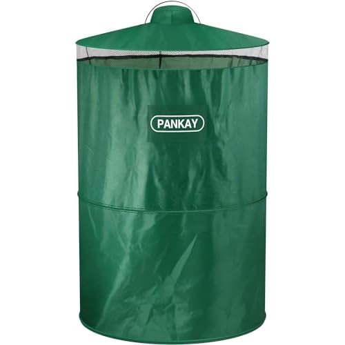 PANKAY Pop Up Privacy Tent, Portable Outdoor Camping Bathroom Toilet Tent, Collapsible Shelter for Camping & Emergency – Lightweight & Sturdy, Easy Set Up, Foldable – with Carry Bag