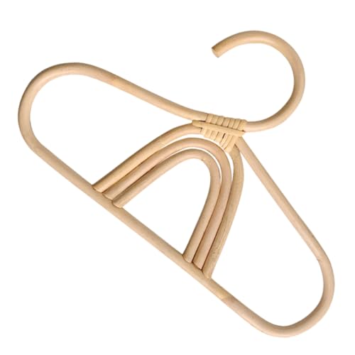 PRETYZOOM Boys and Girls Rattan Hangers Baby Hangers for Closet Decorative for Boys and Girls Dressing