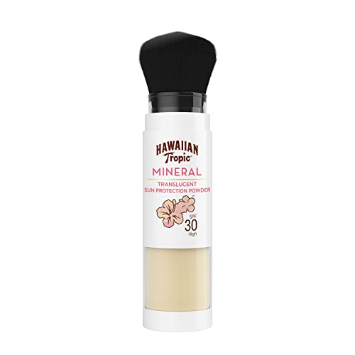 Hawaiian Tropic Mineral Protection Sunscreen Powder SPF 30 UVA plus UVB Protection, Make Up Compatible, Zinc Oxide Filters - Image 2