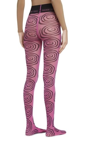Image of Women Sheer Tights Control Top Pantyhose Y2k Polka Dot Skinny Mesh Tights Fishnet Socking Leggings