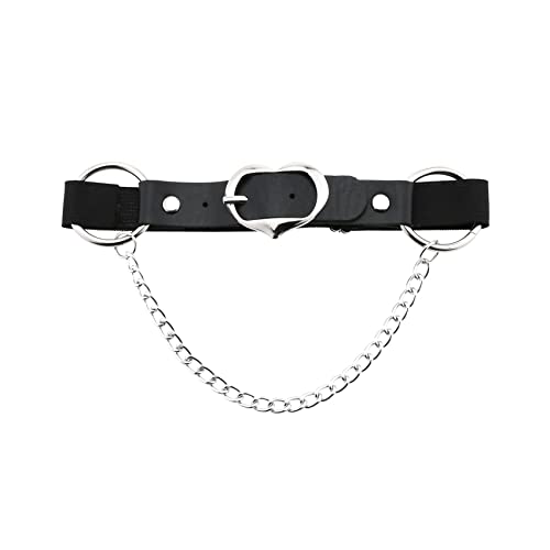 Alisikee 2Pcs Heart Leg Garter With Chain, Adjustable Thigh Garters For Women Birthday Valentine Gift #TOP4