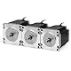 RATTMMOTOR 3PCS Schrittmotor Nema 23 Stepper Motor,1.8Nm (270oz.in) 3A 1.8 deg 4 Drähte 57x76 mm für 3D-Drucker/CNC-Fräsmaschine (23HS8430)