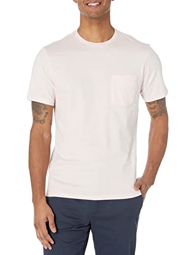 Image of Amazon Essentials Men's Short-Sleeve Crewneck Pocket T-Shirts, Pack of 2