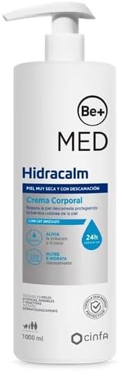 Crema corporal Be+ Hidracalm 1 litro ideal tras la ducha familiar en invierno 4