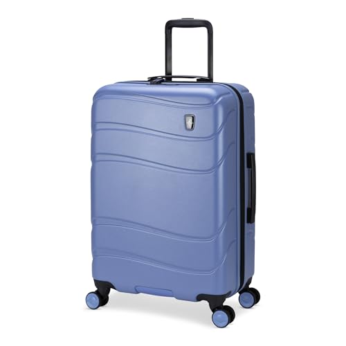 Atlantic Transmarine Hardside Medium Luggage – Superior Polycarbonate Construction with 8 Spinner Wheels and Retractable Handle, Integrated TSA Lock, Expandable 2" – Endless Sky