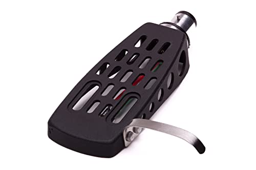 Cuffia in alluminio nero per bracci J e S con dado (connettore SME)