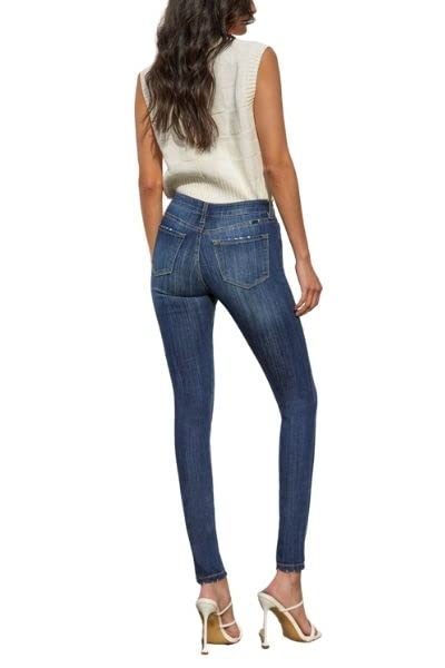 Kancan Women's Mid Rise Super Skinny Jeans - KKC7085LOH2