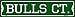 SMART BLONDE Bulls Ct Novelty Small Metal Street Sign K-1009