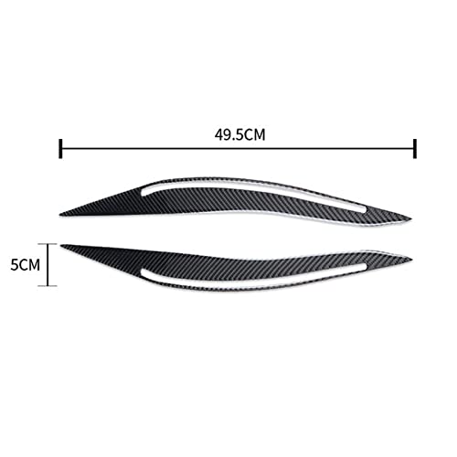 JACBON Farol Do Carro Sobrancelhas Aparar Pálpebras Pálpebras Pálpebras Abs Sobrancelhas, Para BMW S