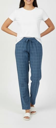 Image of Womens Multicolor Cotton Checkered Pyjama | Checks Pajama for women with Elastic & Drawstring Plus Size (S TO 8XL)