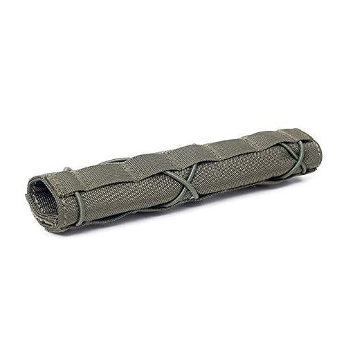 DONGKER Schalldämpferabdeckung, Tactical Schalldämpferhülle, Airsoft Suppressor Cover für Rifle Moderator Outdoor Paintball Protective