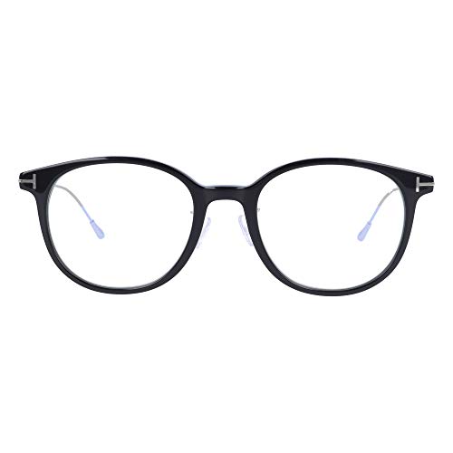 Tom Ford - Ft5644-D-B Shiny Black Round Men Eyeglasses - 52Mm #TOP1