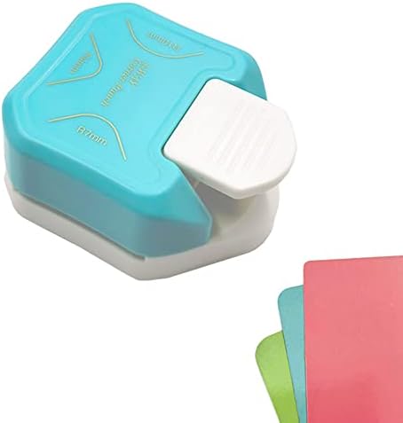ANNIKEEY 3 in 1 Paper Corner Rounder, Punches for Paper Crafts, Corner Cutter, DIY Hole Puncher, Photo Card Making and Scrapbooking Cutter, (Green)