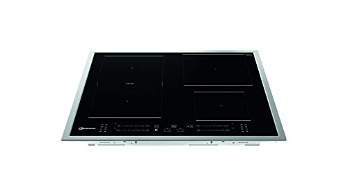 Bauknecht Induktions-Kochfeld BS 7160C FT / Flexi Duo / Booster/ Direct Access-Touch Control / Restwärmeanzeige/ flacher Edelstahl-Rahmen 50.7 x 67 x 54 cm