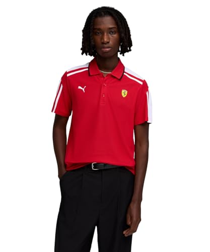 Polo PUMA Scuderia Ferrari MT7 homme fini les hauts de sport sans tenue