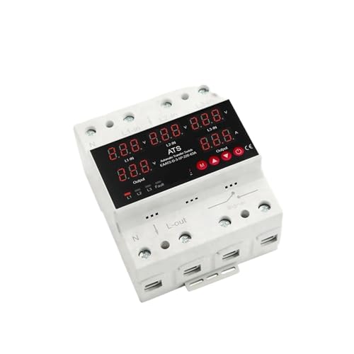 Protector trifásico autorearmable con umbral ajustable de sobrevoltaje y capacidad de 100A 6