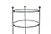 Produktbild Hirsch Terracotta Staudenhalter sehr stabil Ø: 30 cm Höhe: 50 cm mit Doppelring aus Metall in Edelrost Rankhilfe, Rankgitter