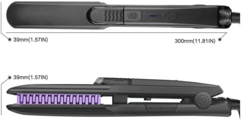 Plancha para el cabello con placas de cerámica miniatura 3
