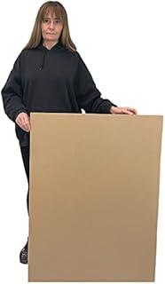 Corrugated Cardboard Sheets 762x1016mm | Lightweight Single Wall Corrugated Cardboard Sheets For Packaging, Cushioning & Shipping | Biodegradable & Recyclable Material | Kraft Corrugated Paper Insert