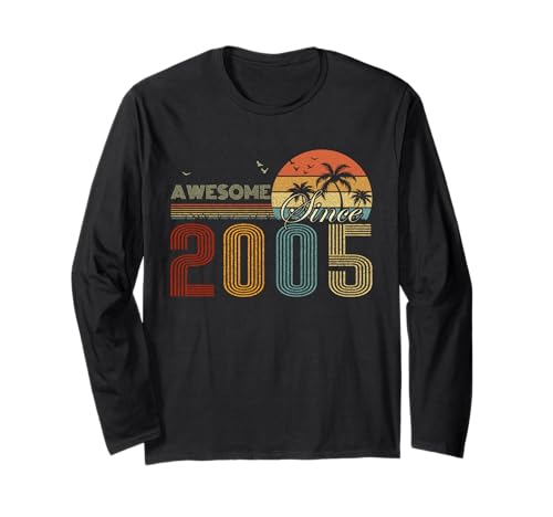 Awesome Since 2005 Men Women Birth Of Birthday Years Vintage ����T�V���c