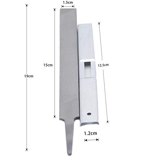 Marvedi 6 inch Chain Saw Depth Gauge with Flat File for General Chainsaw Raker Guide