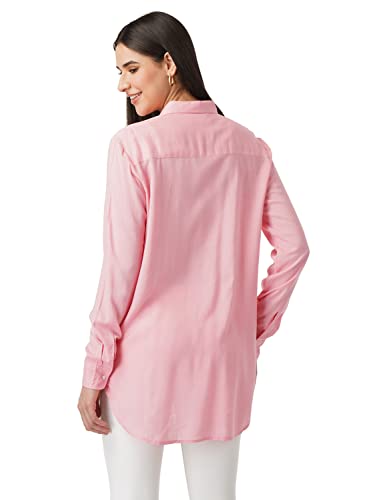 Image of FYLTR Women's Full Sleeves Casual Collar Regular Fit Top -Lightweight, Soft Handfeel