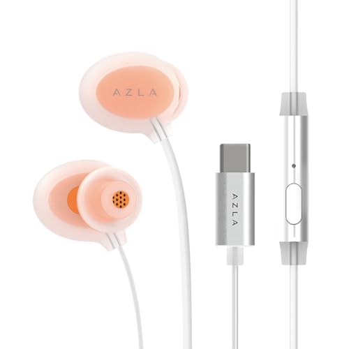 AZLA ASE-600 ASMR Wired Earbuds with Microphone – Soft...