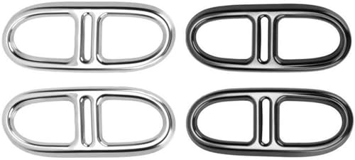 Tubo de escape para Mercedes Benz GLA H247 2020 2021 de cola exterior en color plata de recambio 2