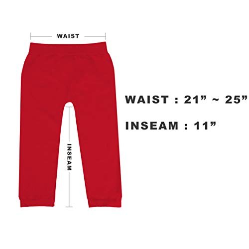 Kurve Girl’s Stretch Capri Leggings – Kids Seamless Dance Gymnastic Active Pants Uv Protective Fabric Upf 50+ Made In Usa Klg002 Red S/M #TOP3