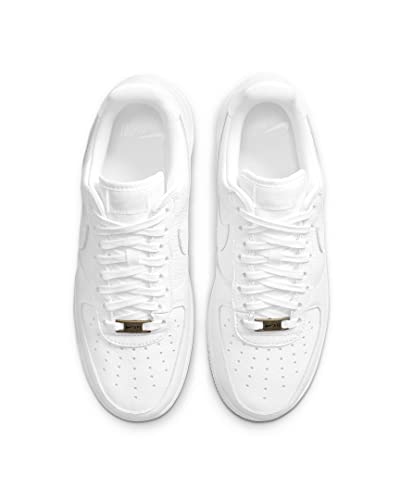 Image of Nike Men's Air Force 1 '07 Craft Crocodile-Swoosh White /White (CU4865 100) -
