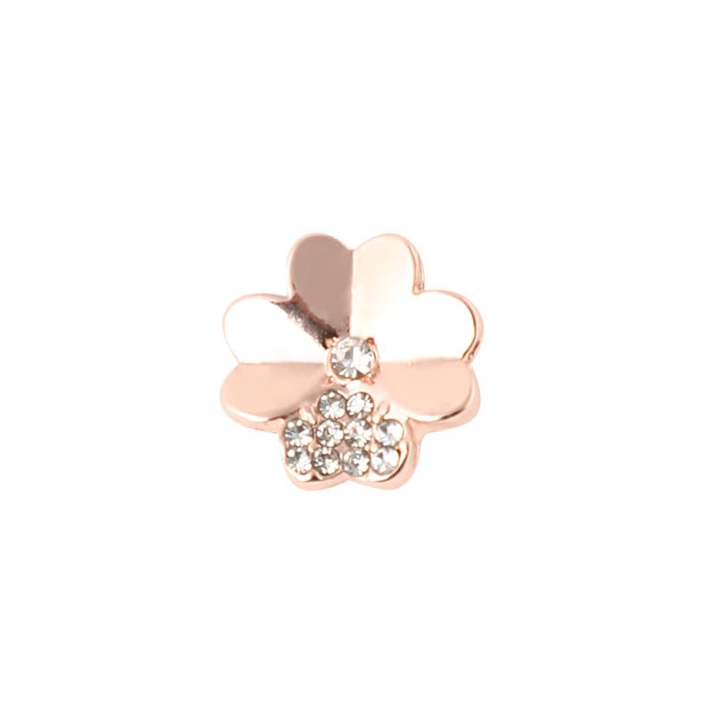 Women's Embellished Flower Watch Charm For Casual Wear | One-Size | Gold Colour | Alloy Material | Artificial Stone Charms | Fashion Watch Charms For Woman & Girls (Pack Of 1)-image-36