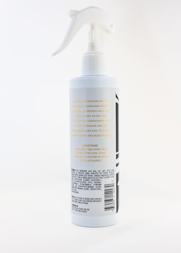 JANVEI Hydrating Detangling Mist, Leave-in Hair Conditioner with Chia Seed Oil & Baobab Protein, 8 Fl oz