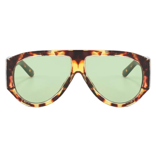 willochra Retro Fashion Pilot Sunglasses for Women Men Oversized Vintage 70s 80s Sunglasses Flat Top Shield Shades