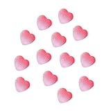 Ipetboom 50 Pièces Accessoires pour Ongles en Résine Cœur Léger et Robuste Décoration pour Shopping ou Rendez-vous Manucure Élégante et Mignonne