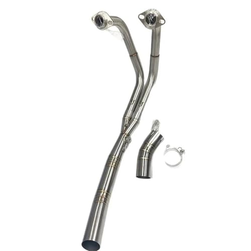 Tuyau d'échappement 51mm en acier premium pour Kawasaki Ninja 400