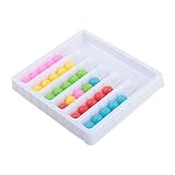 KiBcsLic Juego de Clasificación de Bolas Juego Educativo Interactivo Juguete de Iluminación Y Rompecabezas de Clasificación con Bolas Fáciles de Sujetar