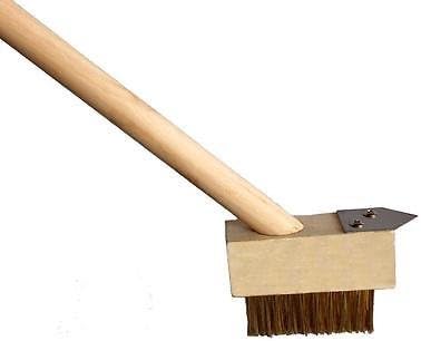 Patio and Block Paving Weed Wire Brush with Handle