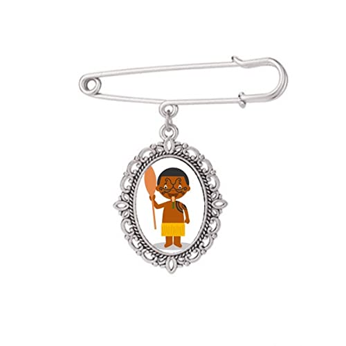 Broche de dessin animé Nouvelle-Zélande taille M pour robe et vêtement