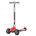 Trottinette Scooter, Châssis Robuste, Puissante Capacité De Charge, Conception Pliante à Une Clé pour Un Stockage Facile(Color:Rouge)