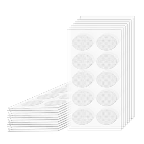 Clear Earring Support Patches, Invisible Earring Protectors, Waterproof Ear Stabilizer Stickers, Earlobe Support Enhancers, Ear Care Products for Torn or Stretched Earlobes (600 Patches)