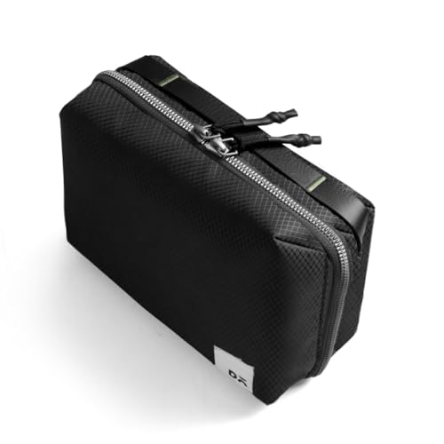 DailyObjects Vault Tech Kit Organiser for Canon EOS R50V | Compact Travel Case for Camera Cables, Chargers, Memory Cards & Accessories | Durable & Stylish Storage Pouch