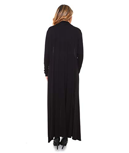 Isaac Liev Maxi Cardigan Duster Sweater – Women's Extra Long Open Front Full Length Lightweight Cardigans Dusters Sweaters4